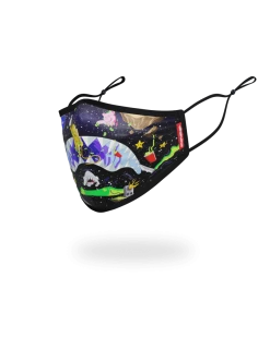 SPRAYGROUND® FACE MASKS ADULT ASTRO PARTY FORM-FITTING FACE MASK