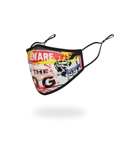 SPRAYGROUND® ADULT BEWARE OF THE DOG FORM-FITTING FACE MASK