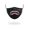 SPRAYGROUND® ADULT SHARK LOGO (BLACK) FORM-FITTING FACE MASK