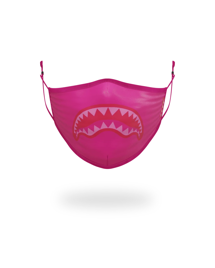 SPRAYGROUND® FACE MASKS ADULT PINK SHARK FORM-FITTING FACE MASK 3 SPRAYGROUND® FACE MASKS ADULT PINK SHARK FORM-FITTING FACE MASK