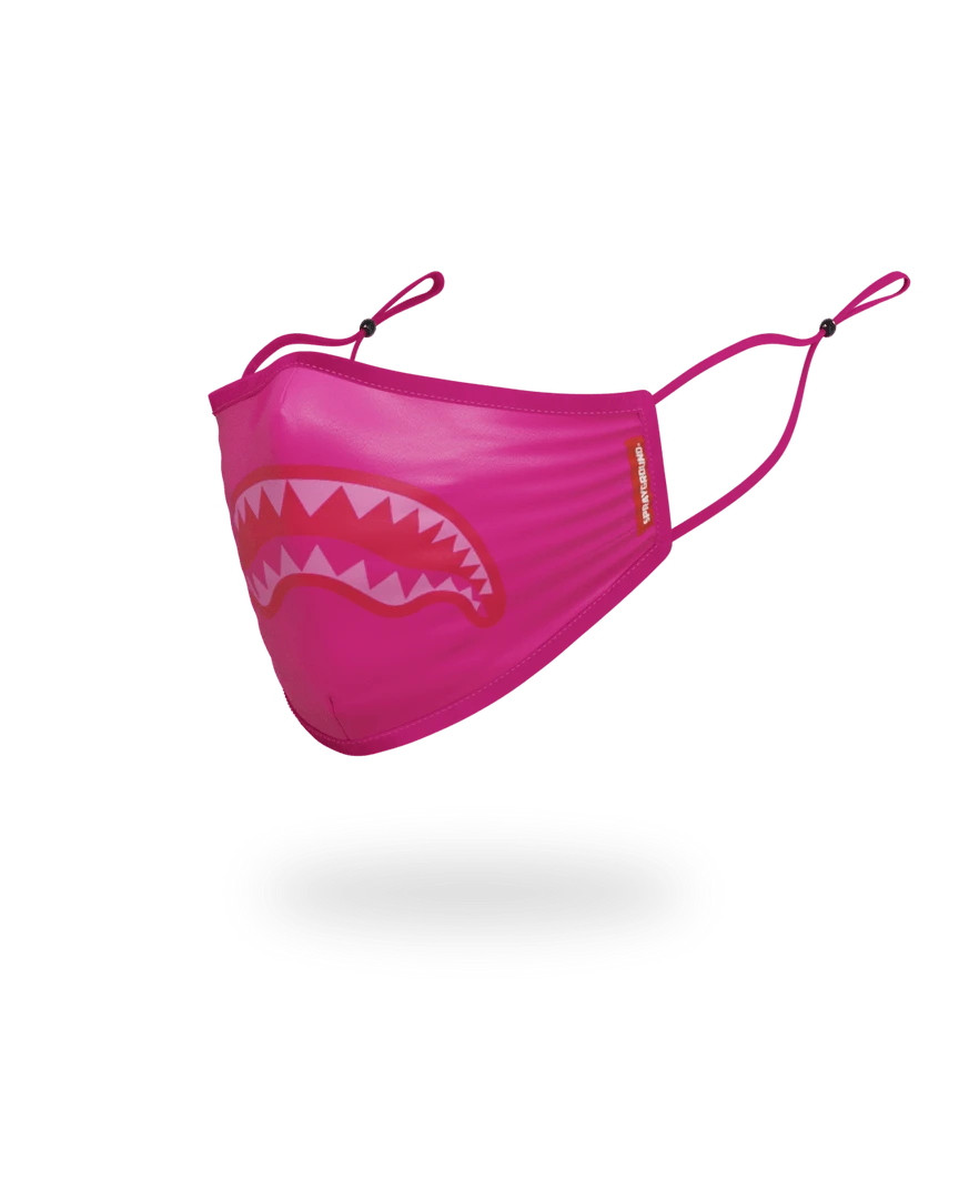 SPRAYGROUND® FACE MASKS ADULT PINK SHARK FORM-FITTING FACE MASK 4 SPRAYGROUND® FACE MASKS ADULT PINK SHARK FORM-FITTING FACE MASK
