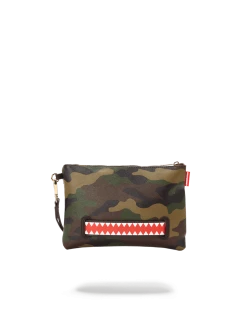 SPRAYGROUND® CHECKS IN CAMOFLAUGE CROSSOVER CLUTCH