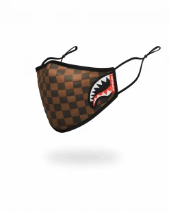 SPRAYGROUND® ADULT SHARKS IN PARIS (SIDE SHARK) FORM-FITTING FACE MASK FACE MASKS