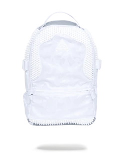 SPRAYGROUND® WHITE KNIT CAMO RUBBER SYPTHON BACKPACKS