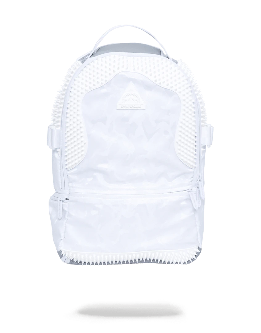 SPRAYGROUND® WHITE KNIT CAMO RUBBER SYPTHON BACKPACKS 3 SPRAYGROUND® WHITE KNIT CAMO RUBBER SYPTHON BACKPACKS