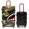 SPRAYGROUND® FULL-SIZE CAMO CARRY-ON BLACK LUGGAGE BUNDLE