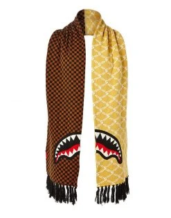 SPRAYGROUND® SPLIT CHECKERED SHARK SCARF SKI MASKS
