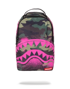 SPRAYGROUND® PINK STENCIL SHARK CAMO