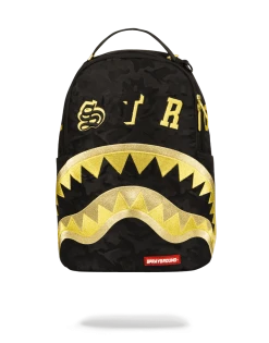 SPRAYGROUND® BACKPACKS DESTROY SHARK (GOLD CAMO)