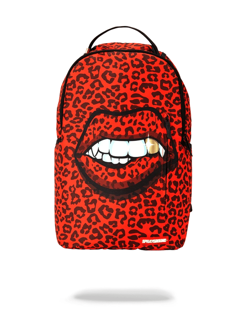 SPRAYGROUND® RED LEOPARD LIPS BACKPACKS 3 SPRAYGROUND® RED LEOPARD LIPS BACKPACKS
