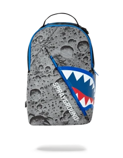 SPRAYGROUND® ANGLED REFLECTIVE SHARK (SPACE SHOT) BACKPACKS