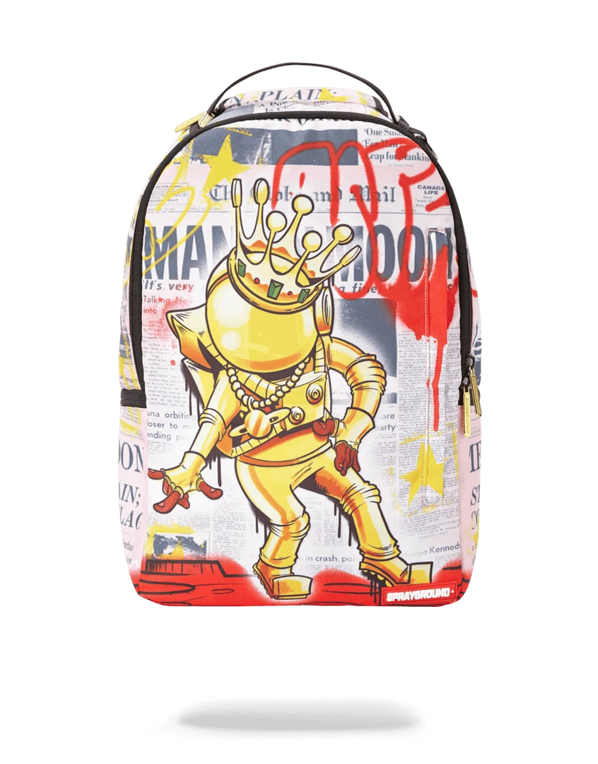 SPRAYGROUND® GOLD ASTRONAUT 1969 MOON WALK 3 SPRAYGROUND® GOLD ASTRONAUT 1969 MOON WALK