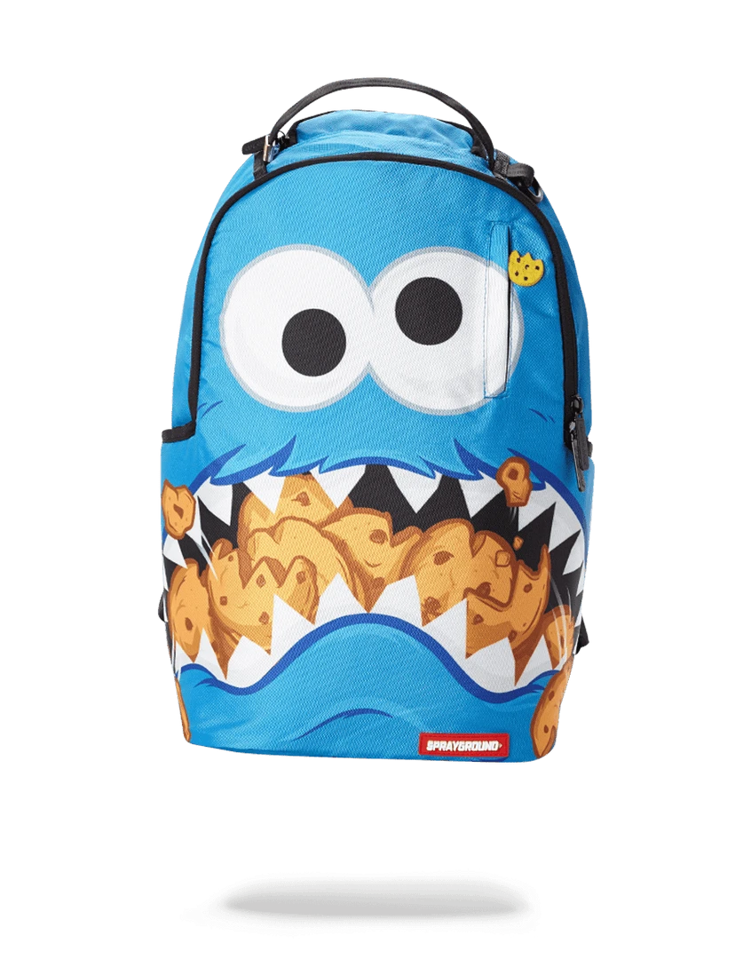SPRAYGROUND® COOKIE MONSTER SHARK BACKPACKS 3 SPRAYGROUND® COOKIE MONSTER SHARK BACKPACKS