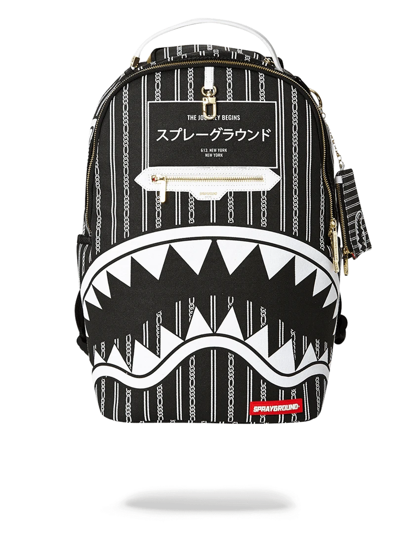 SPRAYGROUND® REVERSE SHARKS IN PARIS (BLACK) BACKPACKS 3 SPRAYGROUND® REVERSE SHARKS IN PARIS (BLACK) BACKPACKS