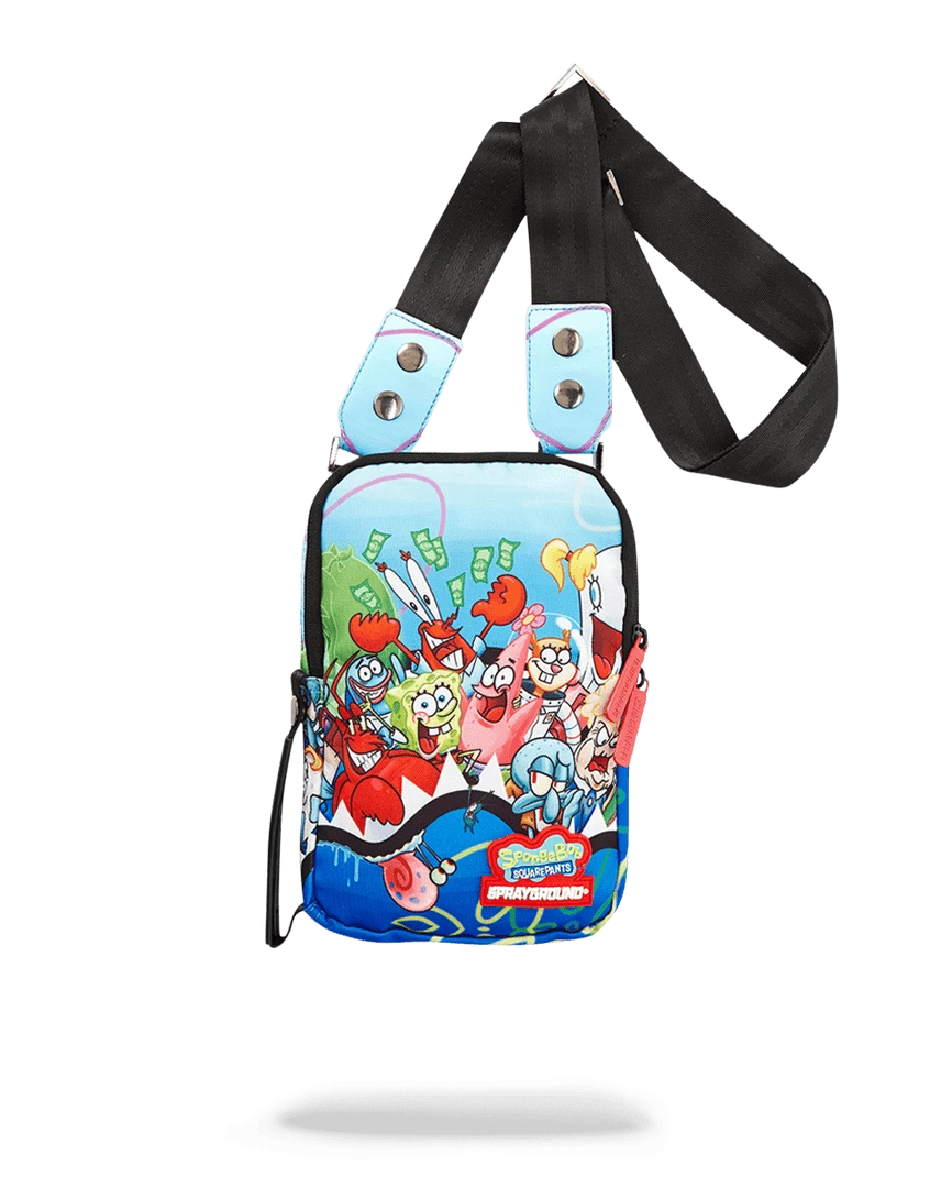 SPRAYGROUND® CROSSBODYS SPONGEBOB SHARK SLING 3 SPRAYGROUND® CROSSBODYS SPONGEBOB SHARK SLING