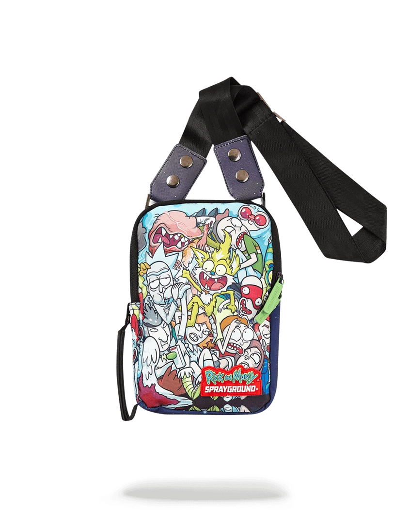 SPRAYGROUND® RICK & MORTY CRAMMED SLING CROSSBODYS 3 SPRAYGROUND® RICK & MORTY CRAMMED SLING CROSSBODYS