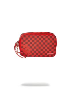 SPRAYGROUND® SHARKS IN PARIS RED TOILETRY AKA MONEY BAGS