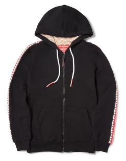 SPRAYGROUND® SHARKTRACK SPUCCI ZIPUP HOODIE (BLACK) HOODYS & CREWS