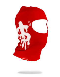 SPRAYGROUND® MONEY DRIP SKI MASK (RED)