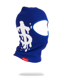 SPRAYGROUND® MONEY DRIP SKI MASK (BLUE)