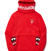 SPRAYGROUND® NINJA FACEMASK HOODIE (RED) APPAREL+GEAR