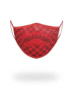 SPRAYGROUND® SHARKS IN PARIS (RED) FORM-FITTING MASK