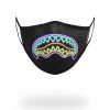 SPRAYGROUND® NEON SHARK FORM-FITTING MASK FACE MASKS