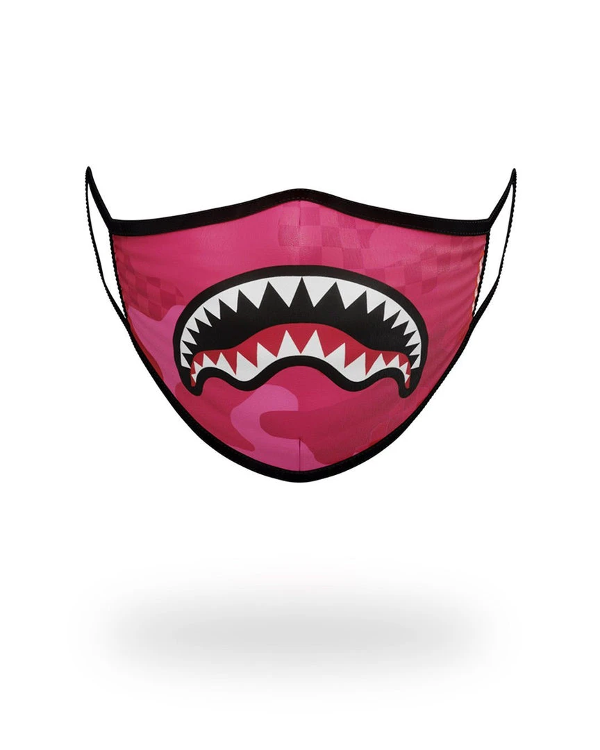 SPRAYGROUND® FACE MASKS PINK ANIME SHARK FORM-FITTING MASK 3 SPRAYGROUND® FACE MASKS PINK ANIME SHARK FORM-FITTING MASK