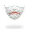SPRAYGROUND® SHARKS IN PARIS (WHITE) FORM-FITTING MASK