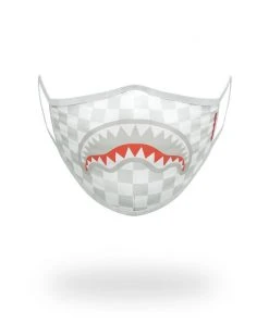 SPRAYGROUND® SHARKS IN PARIS (WHITE) FORM-FITTING MASK