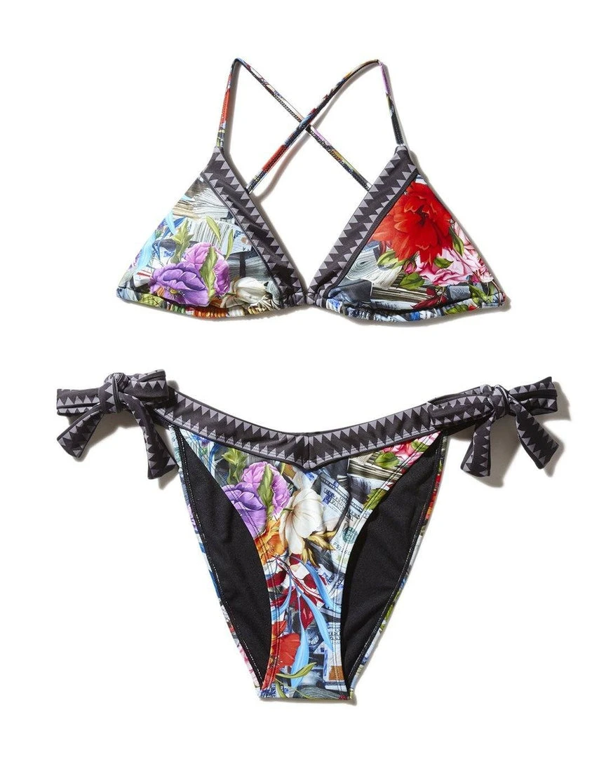 SPRAYGROUND® FLORAL MONEY BIKINI SWIMWEAR 3 SPRAYGROUND® FLORAL MONEY BIKINI SWIMWEAR