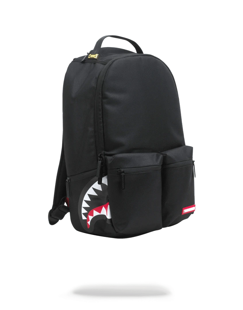 SPRAYGROUND® DOUBLE CARGO SIDE SHARK (BLACK) BACKPACKS 4 SPRAYGROUND® DOUBLE CARGO SIDE SHARK (BLACK) BACKPACKS