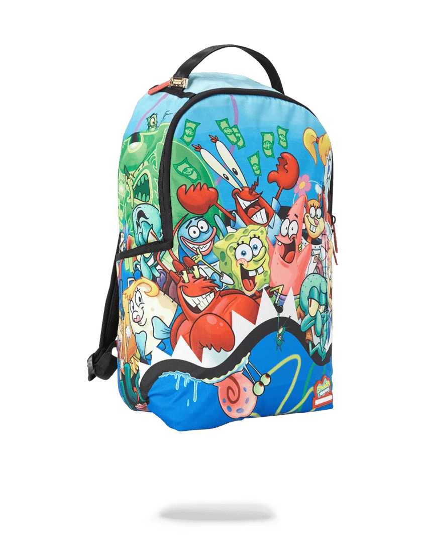 SPRAYGROUND® BACKPACKS SPONGEBOB SHARK SQUAD 4 SPRAYGROUND® BACKPACKS SPONGEBOB SHARK SQUAD