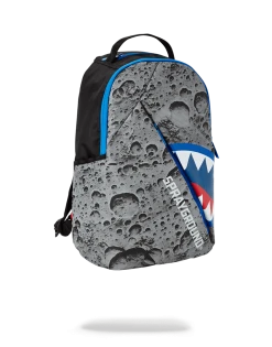 SPRAYGROUND® ANGLED REFLECTIVE SHARK (SPACE SHOT) BACKPACKS