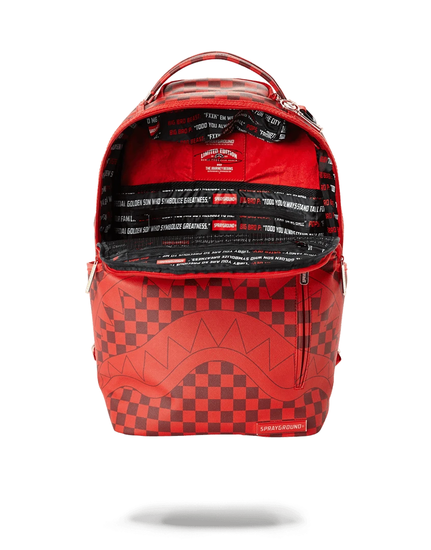 SPRAYGROUND® SHARKS IN PARIS (RED CHECKERED EDITION) BACKPACKS 4 SPRAYGROUND® SHARKS IN PARIS (RED CHECKERED EDITION) BACKPACKS