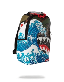 SPRAYGROUND® BACKPACKS CAMOKAWA WAVE SHARK 11 SPRAYGROUND® BACKPACKS CAMOKAWA WAVE SHARK