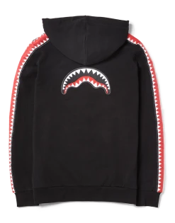 SPRAYGROUND® SHARKTRACK SPUCCI ZIPUP HOODIE (BLACK) HOODYS & CREWS
