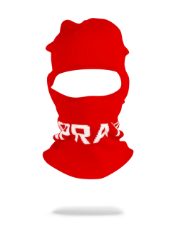 SPRAYGROUND® RED SPRAYGROUND LOGO SKI MASK SKI MASKS