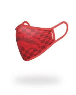 SPRAYGROUND® SHARKS IN PARIS (RED) FORM-FITTING MASK
