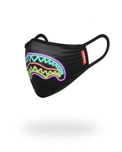 SPRAYGROUND® NEON SHARK FORM-FITTING MASK FACE MASKS