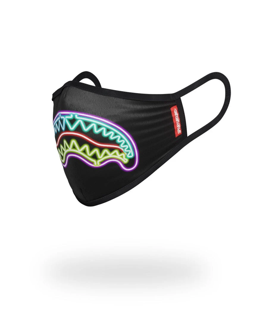 SPRAYGROUND® NEON SHARK FORM-FITTING MASK FACE MASKS 4 SPRAYGROUND® NEON SHARK FORM-FITTING MASK FACE MASKS