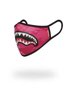 SPRAYGROUND® FACE MASKS PINK ANIME SHARK FORM-FITTING MASK