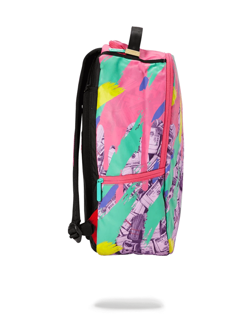SPRAYGROUND® MONEY PINK CAMO DRIP BACKPACKS 5 SPRAYGROUND® MONEY PINK CAMO DRIP BACKPACKS