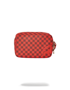 SPRAYGROUND® SHARKS IN PARIS RED TOILETRY AKA MONEY BAGS