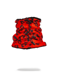 SPRAYGROUND® RED LEOPARD NECK WARMER
