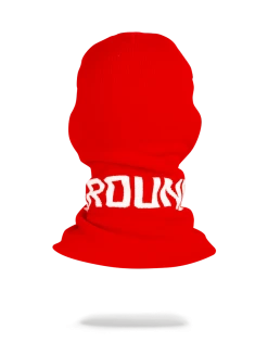SPRAYGROUND® RED SPRAYGROUND LOGO SKI MASK SKI MASKS