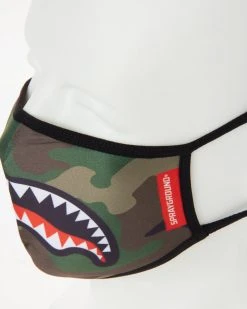 SPRAYGROUND® FACE MASKS CAMO SHARKMOUTH FORM-FITTING MASK