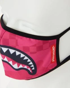 SPRAYGROUND® FACE MASKS PINK ANIME SHARK FORM-FITTING MASK 10 SPRAYGROUND® FACE MASKS PINK ANIME SHARK FORM-FITTING MASK