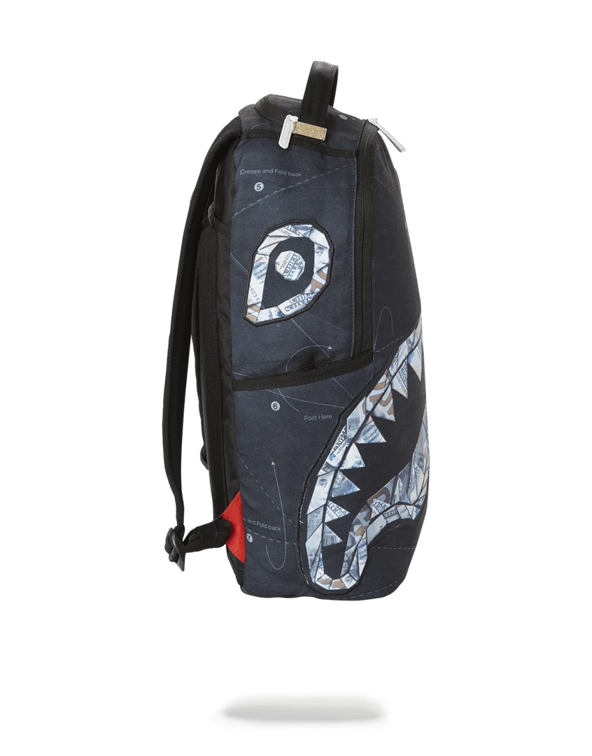 SPRAYGROUND® ORIGAMI SHARK BACKPACK (ONE OF ONE) BACKPACKS 6 SPRAYGROUND® ORIGAMI SHARK BACKPACK (ONE OF ONE) BACKPACKS