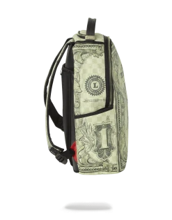 SPRAYGROUND® BACKPACKS IN GOD WE TRUST GREEN BACKPACK (ONE OF ONE)